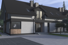 projekt kostki brukowej, projekt elewacji, projekt ogrodzenia, wizualizacja