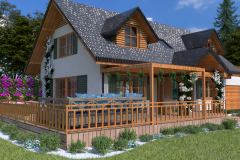 projekt kostki brukowej, projekt elewacji, projekt ogrodzenia, wizualizacja