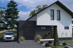 projekt kostki brukowej, projekt elewacji, projekt ogrodzenia, wizualizacja