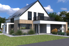 projekt kostki brukowej, projekt elewacji, projekt ogrodzenia, wizualizacja