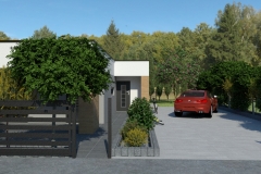 projekt kostki brukowej, projekt elewacji, projekt ogrodzenia, wizualizacja
