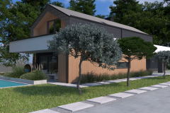 projekt kostki brukowej, projekt elewacji, projekt ogrodzenia, wizualizacja
