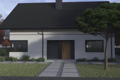 projekt kostki brukowej, projekt elewacji, projekt ogrodzenia, wizualizacja