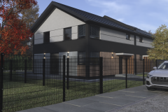 projekt kostki brukowej, projekt elewacji, projekt ogrodzenia, wizualizacja
