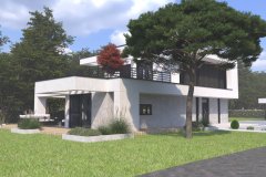 projekt kostki brukowej, projekt elewacji, projekt ogrodzenia, wizualizacja