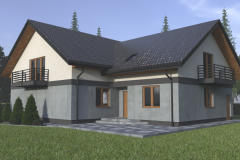 projekt kostki brukowej, projekt elewacji, projekt ogrodzenia, wizualizacja