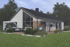 projekt kostki brukowej, projekt elewacji, projekt ogrodzenia, wizualizacja