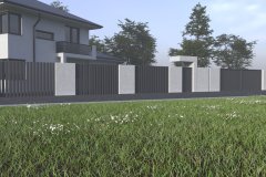 projekt kostki brukowej, projekt elewacji, projekt ogrodzenia, wizualizacja