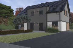 projekt kostki brukowej, projekt elewacji, projekt ogrodzenia, wizualizacja