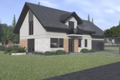 projekt kostki brukowej, projekt elewacji, projekt ogrodzenia, wizualizacja