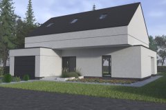 projekt kostki brukowej, projekt elewacji, projekt ogrodzenia, wizualizacja