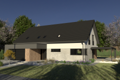projekt kostki, terenu i elewacji