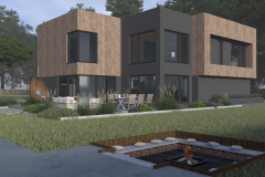 projekt kostki brukowej, projekt elewacji, projekt ogrodzenia, wizualizacja