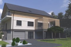 projekt kostki brukowej, projekt elewacji, projekt ogrodzenia, wizualizacja