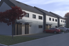 projekt kostki brukowej, projekt elewacji, projekt ogrodzenia, wizualizacja