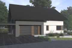 projekt kostki brukowej, projekt elewacji, projekt ogrodzenia, wizualizacja