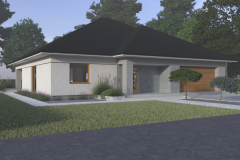 projekt kostki brukowej, projekt elewacji, projekt ogrodzenia, wizualizacja