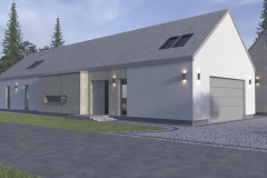 projekt kostki brukowej, projekt elewacji, projekt ogrodzenia, wizualizacja