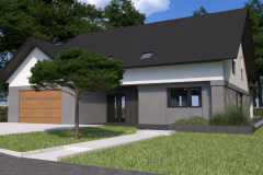 projekt kostki brukowej, projekt elewacji, projekt ogrodzenia, wizualizacja