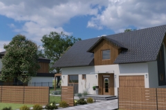 projekt kostki brukowej, projekt elewacji, projekt ogrodzenia, wizualizacja
