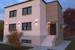 projekt kostki brukowej, projekt elewacji, projekt ogrodzenia, wizualizacja