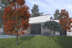 projekt kostki brukowej, projekt elewacji, projekt ogrodzenia, wizualizacja