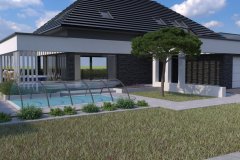 projekt kostki brukowej, projekt elewacji, projekt ogrodzenia, wizualizacja