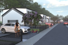 projekt kostki brukowej, projekt elewacji, projekt ogrodzenia, wizualizacja