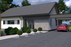 projekt kostki brukowej, projekt elewacji, projekt ogrodzenia, wizualizacja