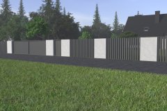 projekt kostki brukowej, projekt elewacji, projekt ogrodzenia, wizualizacja